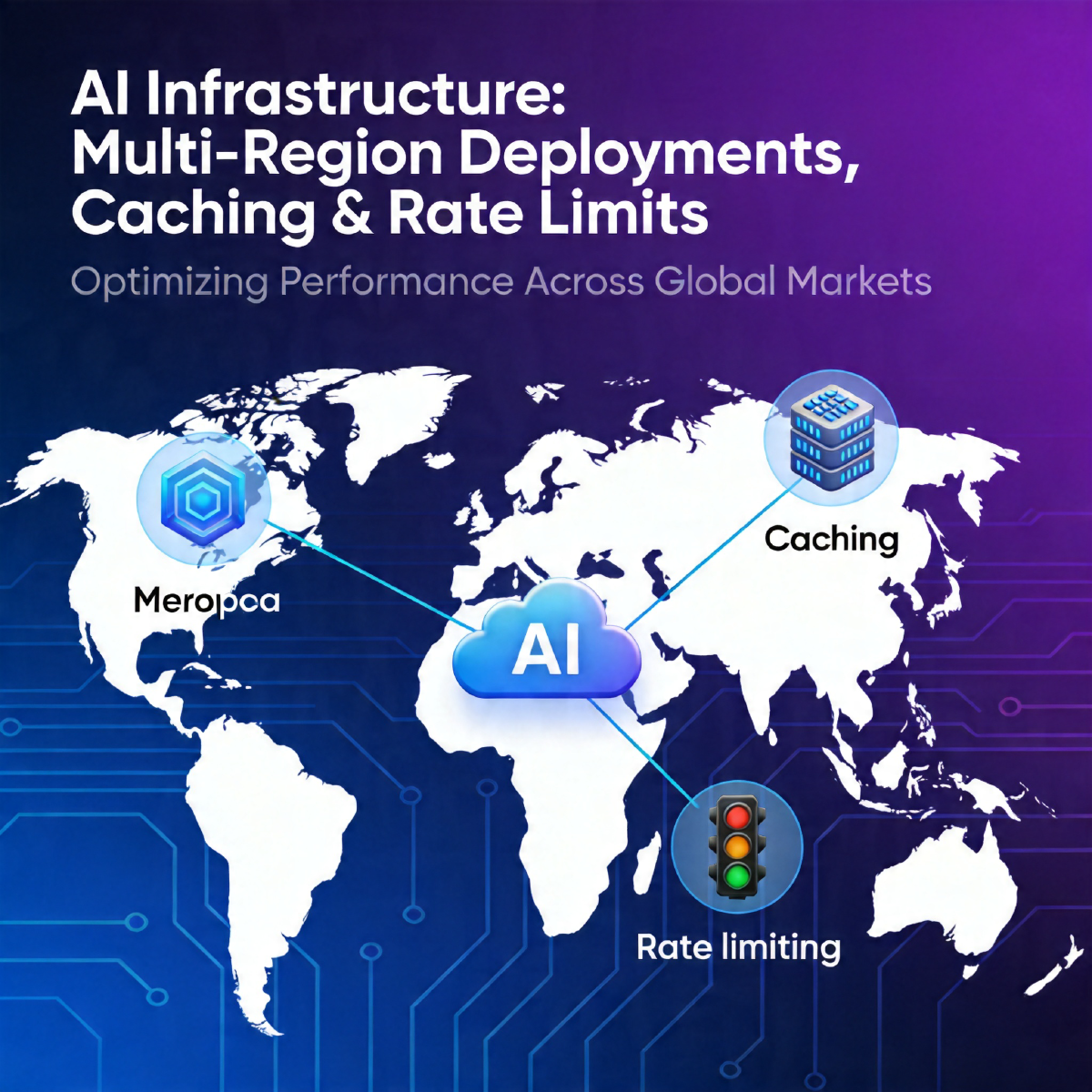 Production AI Infrastructure at Scale: Multi-Region Deployments, Caching Strategies, and Rate Limit Management